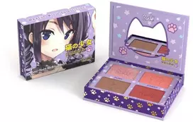 Rude Cosmetics Purr-fect Neko daugiafunkcė veido paletė, 4 atspalviai