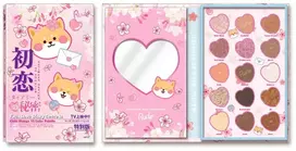 Rude Cosmetics First Love Diary Secrets akių šešėlių paletė, 15 atspalvių