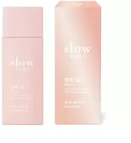 Slowpure Glow Up Fluid Sun Glowing dieninis veido serumas SPF 50, 50 ml