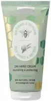 Biobaza Bičių medaus ir avižų pieno drėkinamasis ir apsauginis rankų kremas, 50 ml
