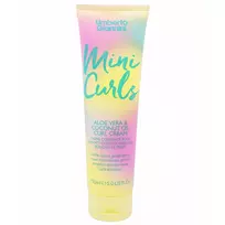 Umberto Giannini Mini Curls Aloe Vera plaukų modeliavimo kremas, lengvo iki vidutinio fiksavimo, 150 ml