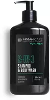 Arganicare Men valomasis, drėkinamasis ir gaivinantis šviežias kūno prausiklis kūnui ir plaukams, 400 ml