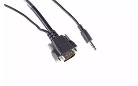 Mercodan PRO VGA su garso kabeliu, „Micro VGA“ ir garso laidas, 3,0 m mini lizdas,