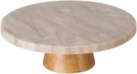 Secret de Gourmet Tortinė na ciasto su nóżką, keramikinė, smėlio sp., Ø 28 cm x 9 cm