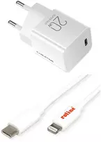 Mercodan Įkroviklis 20 W, m. „Lightning“ USB kabelis, 1,0 m, MFi