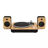 Marley Turntable With Speakers Stir It Up Wireless 2+ Bluetooth In/Out EM-JT305-SB (846885011775)