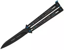 COLD STEEL Peilis Tokisu 02259 Balisong Bright Juodas Steel (01RU02259)