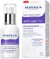 Mavala Anti-Age Pro priešraukšlinis rytinis veido serumas, 30 ml