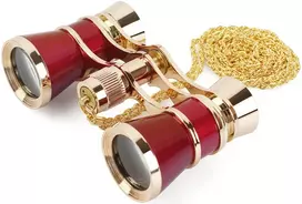 Žiūronai Lornetka Braun Phototechnik Braun Binocular Opera 3x25 auksinis/burgundy (20119)