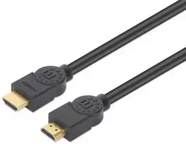 Kabelis Manhattan kabelis HDMI 10 m HDMI Typu A (Standard) Juodas (356992)