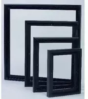 Smartmax Svæveramme mat sort 20x20