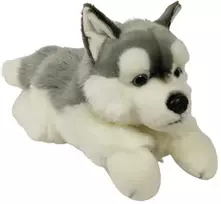 Dubi Plusz Dubi Pies Husky leżący 30cm 35493