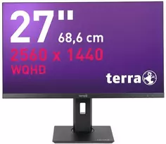 Monitorius Technologia Dotyku TERRA kompiuterio monitorius 68,6 cm (27'') 2560 x 1440 px Wide Quad HD LED Juodas (3030268)