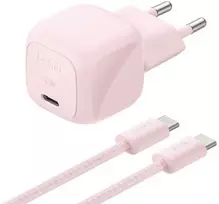 Įkroviklis Belkin BOOST Charge USB-C/USB-C 30 W įkroviklis PD, baltas + kabelis WCA008kq2MPK-B6