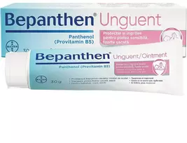 Bayer Design Bayer Bepanthen, Pantenolis, Prieš sudirginimą, Kremas, Vystyklų sričiai, 100 ml Vaikams