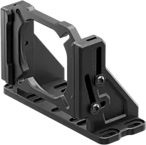 Simucube Wheelbase Mount v2 laikiklis, nuo -24 iki +20 laipsnių pasvirimas, aliuminis - juodas (SCWBM2A)