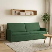 3 vietų sofa Džiunglių žalia 220 x 81 x 82 cm
