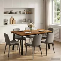 Kvadratinis valgomojo stalas 120 x 90 x 75 cm