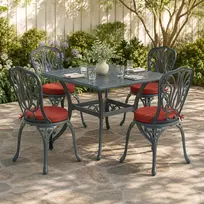 Sėdynių pagalvėlės SOEST 4 vnt. 100% poliesteris Raudona