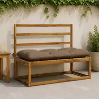 Suoliuko pagalvė VIANEN 100% poliesteris Taupe 120 x 50 x 12 cm