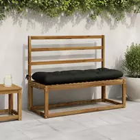 Suoliuko pagalvė VIANEN 100% poliesteris Juoda 120 x 40 x 12 cm