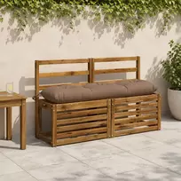 Suoliuko pagalvė VIANEN 100% poliesteris Taupe 120 x 30 x 12 cm
