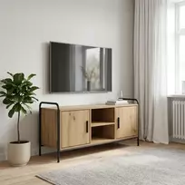 TV staliukas Televizoriaus spintelė 99 x 33 x 50 cm Artisano ąžuolo