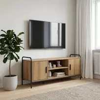 TV staliukas Televizoriaus spintelė 119 x 33 x 50 cm Artisano ąžuolo