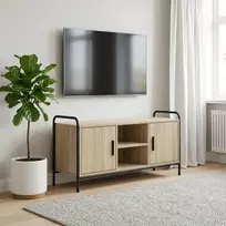 TV staliukas Televizoriaus spintelė 99 x 33 x 50 cm Sonoma ąžuolas