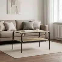 Šoninis stalas Sonoma ąžuolas 100 x 50 x 46 cm Apdirbta mediena