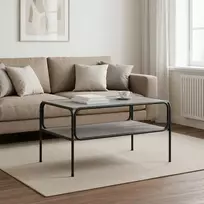 Šoninis stalas Pilka Sonoma 100 x 50 x 46 cm Apdirbta mediena