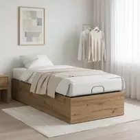 Lova Lovos rėmas reguliuojamam lovos pagrindui Artisano ąžuolo