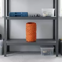 Daugiafunkcinė buitinė virvė 2 mm 25 m Oranžinė PP