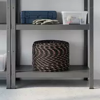 Daugiafunkcinė buitinė virvė 8 mm 25 m Juoda ir raudona PP
