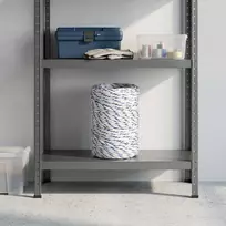 Daugiafunkcinė buitinė virvė 2 mm 500 m Balta ir mėlyna PP