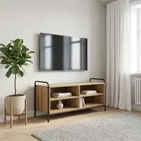 TV staliukas Televizoriaus spintelė 140 x 39,5 x 50 cm Artisano ąžuolo
