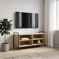 TV staliukas Televizoriaus spintelė 140 x 39,5 x 50 cm Sonoma ąžuolas