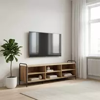 TV staliukas Televizoriaus spintelė 140 x 39,5 x 50 cm Artisano ąžuolo