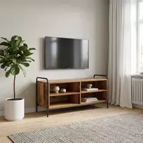 TV staliukas Televizoriaus spintelė 140 x 39,5 x 50 cm Sendintos medienos