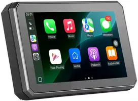 VEVOR 5 colių belaidis motociklų CarPlay ekranas