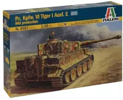 Italeri Tiger I Ausf.E (mid production) surenkamas tanko modelis 1/35, 6507