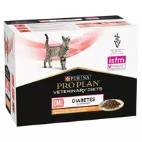 PURINA Pro Plan Veterinary Diets DM St/Ox Diabetes Management - šlapias kačių maistas - 10 x 85g