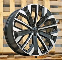 Ratlankis RACINGLINE H3460F R21x8.5 5x108 ET 49.5 CB 63.4 (Black Polished) (800 kg)