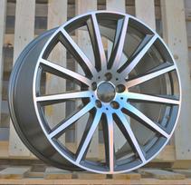 Ratlankis RACINGLINE H3524F R22x9.5 5x112 ET 45 CB 66.5 (Grey Polished) (900 kg)