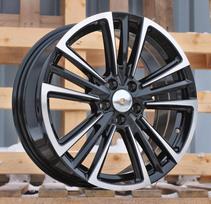 Ratlankis RACINGLINE Y1257 R17x7 5x100 ET 47 CB 57.1 (Black Polished) (540 kg)