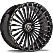 Ratlankis SEVENTY9 MF.1 BG R22x10.5 5x112 ET 14 CB 66.6 (Black Glossy) (950 kg)
