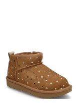 UGG - T Classic Ultra Mini Shiny Dots - Žieminiai batai užsimaunami - Ruda