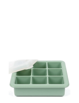 Haakaa - Haakaa Silicone Freezer Tray With Lid- 9 Compartments - Pea Green - Kūdikių maisto indelis - Žalia
