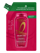 L'Oréal Paris - L'oréal Paris Elvital Color Vive Shampoo Refill For Colored Hair 500 Ml - Šampūnas - Nude