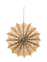 Broste Copenhagen - Venja Star Ornament - Kalėdiniai žaisliukai ir eglutės aksesuarai - Smėlio